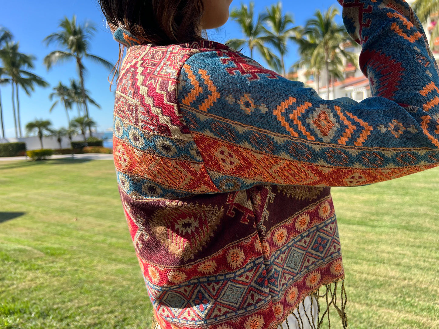 Cropped Aztec Jacket