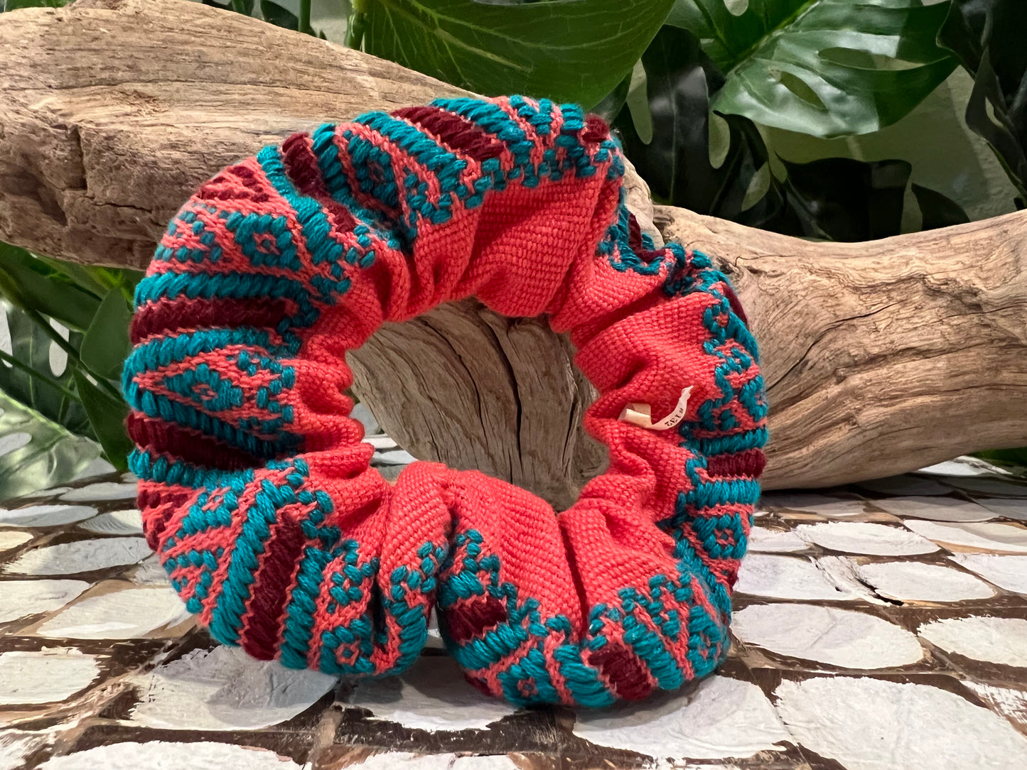 Embroidered Hair Ties Scrunchies