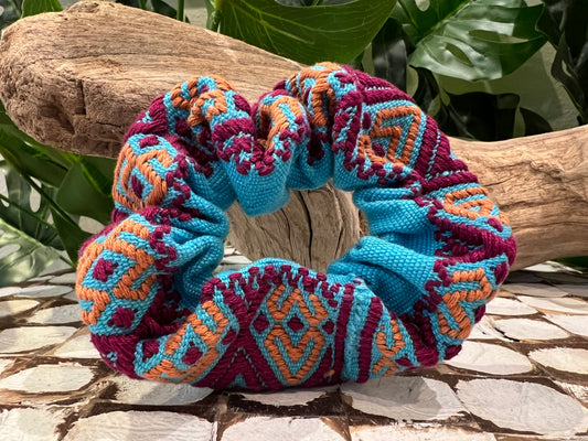 Embroidered Hair Ties Scrunchies